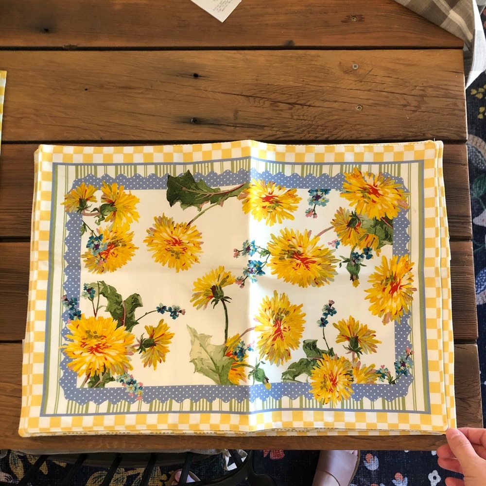 Mackenzie-Childs Summer Flower Placemats